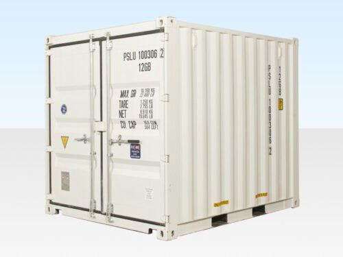 1-4.jpg 10ft x 8ft Shipping Container (One Trip) White (RAL 9003)