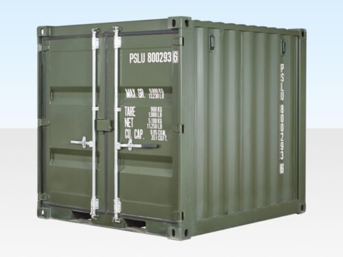 1-5.jpg 8ft One Trip Shipping Container Green (RAL 6007)