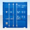 20ft Self Storage Container with Bamboo Floor – Blue (RAL 5010)
