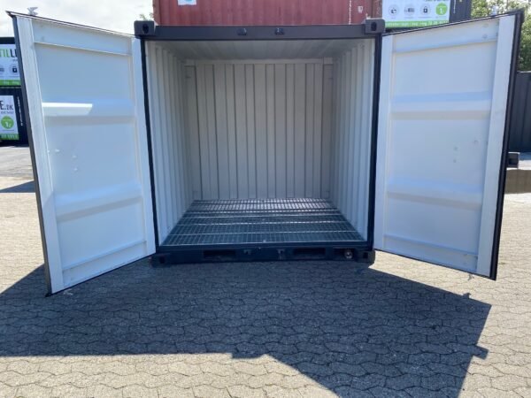 10ft x 8ft Bunded Storage Container | Open Mesh Floor Hazardous Goods Store