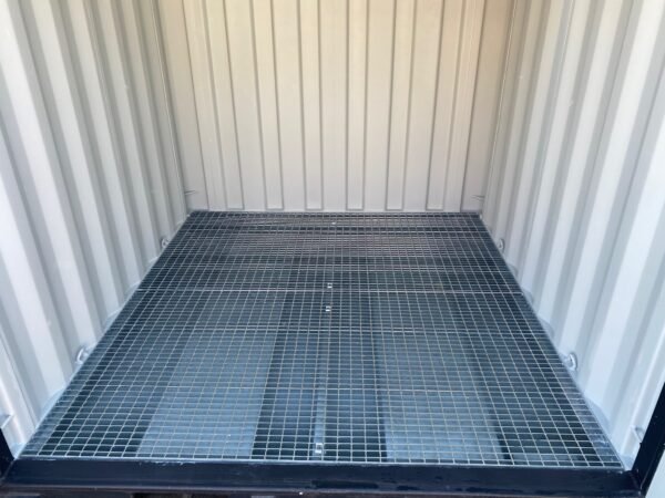 10ft x 8ft Bunded Storage Container | Open Mesh Floor Hazardous Goods Store