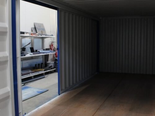 20-ft-Slidding-door-container-4-750x750-1.jpg 20ft Hi Cube Container (9′ 6″ high) suitable for IBC storage Sliding Door