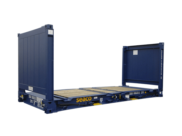 20Ft X 8Ft Used Flat Rack Shipping Containers