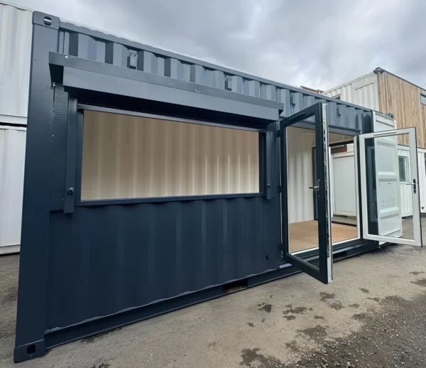 20ft-x-8ft-Custom-Shipping-Container-Conversion1.webp 20ft x 8ft Custom Shipping Container Conversion – Portable Building