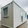 21ft x 8ft Custom Office Cabin – Refurbished Portable Building with A/C & Glazed Door
