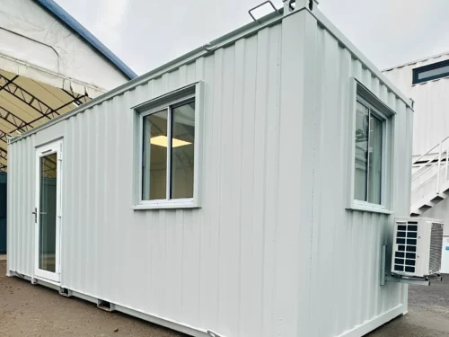 21ft-x-8ft-Custom-Office-Cabin2.webp 21ft x 8ft Custom Office Cabin – Refurbished Portable Building with A/C & Glazed Door