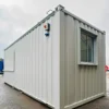 21ft x 8ft Custom Office Cabin – Refurbished Portable Building with A/C & Glazed Door