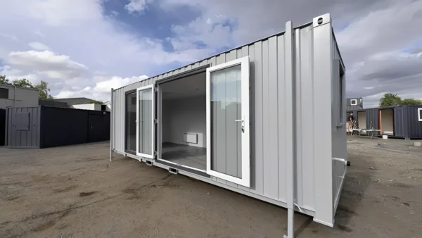 24ft x 9ft Site Office with Toilet – Sales Office / Marketing Suite / Portable Site Cabin