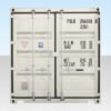 20Ft Shipping Container (One Trip) – White