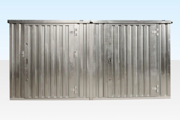 3-115.jpg 3M X 4.2M Side Linked Flat Pack Container Bundle (Galvanised)
