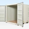 10ft x 8ft Shipping Container (One Trip) White (RAL 9003)