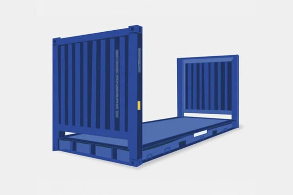 20Ft X 8Ft Used Flat Rack Shipping Containers