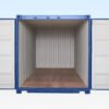 20ft Self Storage Container with Bamboo Floor – Blue (RAL 5010)