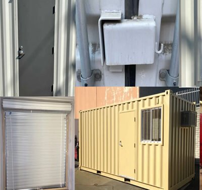 1+1 Double Mains Toilet 8Ft x 5Ft (Bottle Green)