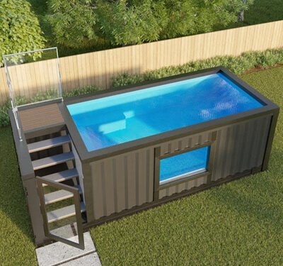 1+1 Double Mains Toilet 8Ft x 5Ft (Bottle Green)