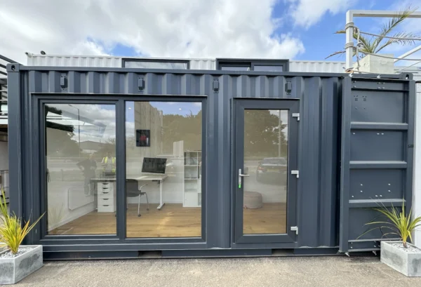 20ft Custom 1 20ft Custom Shipping Container Office – Portable Garden Office