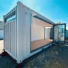 20ft Custom Shipping Container Office – Glass Front Portable Building