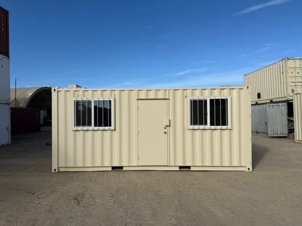 20ft Insulated 10 20ft Insulated Office Container – Portable Site Office with A/C