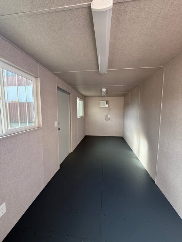 20ft Insulated 3 20ft Insulated Office Container – Portable Site Office with A/C