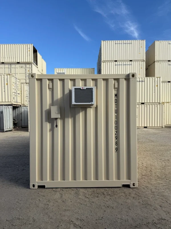 20ft Insulated 8 20ft Insulated Office Container – Portable Site Office with A/C