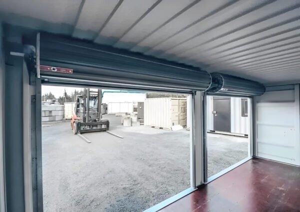 20ft Roll-Up 20ft Shipping Container with Dual Roll-Up Doors