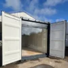 20ft Shipping Container Office – Glass Corner Design