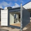 20ft Shipping Container Office – Glass Corner Design