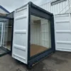 20ft Shipping Container Office – Glass Corner Design