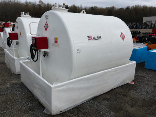 2376 Gallon Bunded Skid Mounted Diesel Fuel Tank with Pump