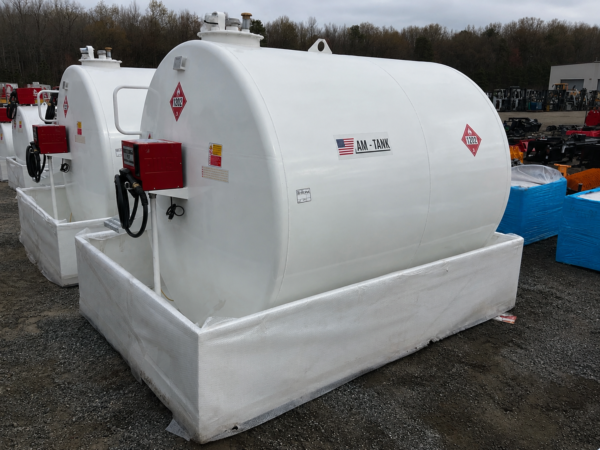 2376 Gallon Bunded Skid Mounted Diesel Fuel Tank with Pump