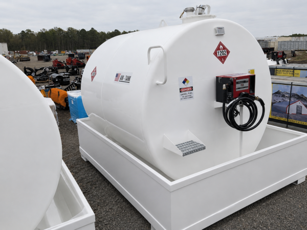 2376 Gallon Bunded Skid Mounted Diesel Fuel Tank with Pump