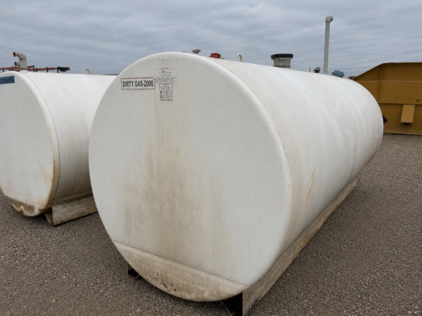 2000 Gallon Skid Mounted Steel Fuel Storage Tank