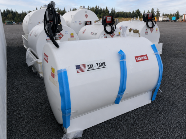 655 Gallon Bunded Skid Mounted Gasoline Fuel Tank with Pump