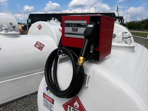 2026 AM Tank 490 Gallon Bunded Skid Mounted Steel Diesel Fuel Tank with Pump