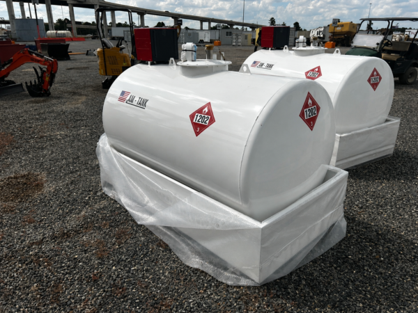 2026 AM Tank 490 Gallon Bunded Skid Mounted Steel Diesel Fuel Tank with Pump