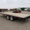 Used 20 ft Tandem Axle Flatbed Equipment Trailer | Heavy Duty Wood Deck