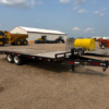 Used 20 ft Tandem Axle Flatbed Equipment Trailer | Heavy Duty Wood Deck