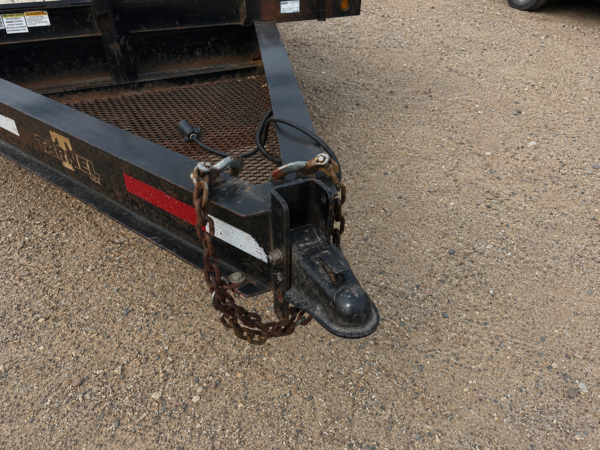 Used 20 ft Tandem Axle Flatbed Equipment Trailer | Heavy Duty Wood Deck