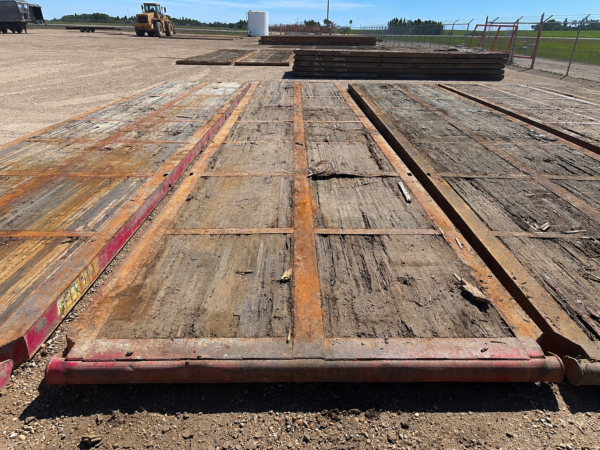 Used 40 ft x 8 ft Timber Rig Mat | Heavy Duty Crane & Access Mat