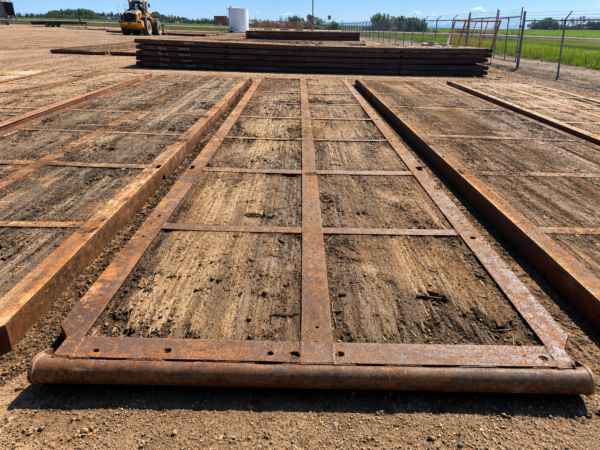 Used 40 ft x 8 ft Timber Rig Mat | Heavy Duty Crane & Access Mat