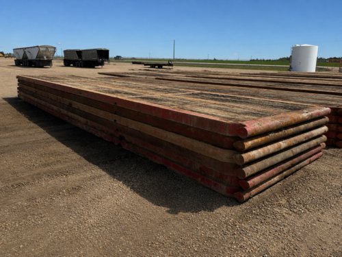 Used 40 ft x 8 ft Timber Rig Mat | Heavy Duty Crane & Access Mat