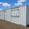 40 ft High Cube Shipping Container Kiosk | Commercial Service Container