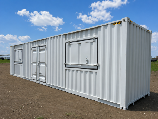 40 ft High Cube Shipping Container Kiosk | Commercial Service Container