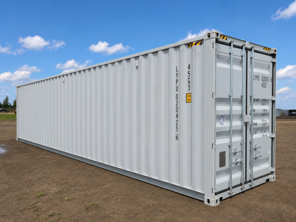 40 ft High Cube Shipping Container Kiosk | Commercial Service Container