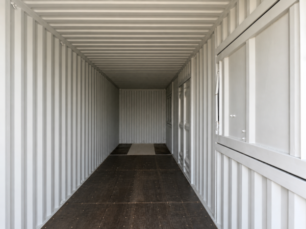 40 ft High Cube Shipping Container Kiosk | Commercial Service Container