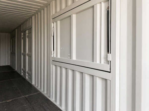 40 ft High Cube Shipping Container Kiosk | Commercial Service Container