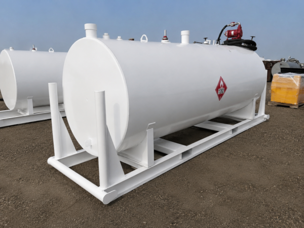 1189 Gallon Double Wall Skid Mounted Diesel Fuel Tank with Pump